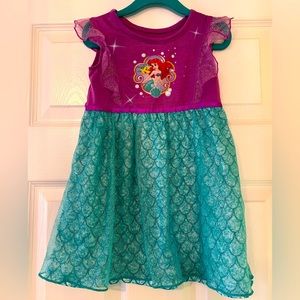 Little Mermaid dress - Disney brand - never worn - size 2T
